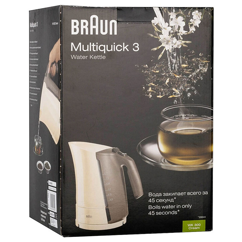 Электрочайник Braun WK 300 CREAM (1702)