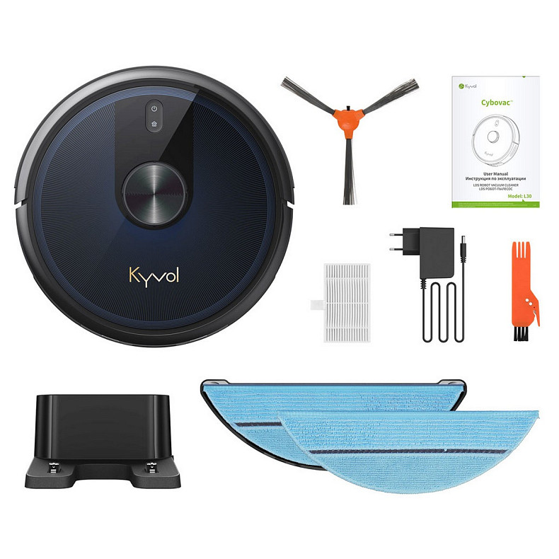 Робот пилосос Kyvol Cybovac L30 Lidar/210ml+210ml/2600 mA/2500 pa/Google Assistant,Amazon Alexa