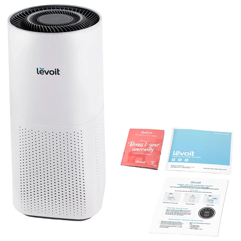 Очищувач повітря Levoit Air Purifier LV-H134-RWH Tower Pro White (HEAPAPLVNEU0040)