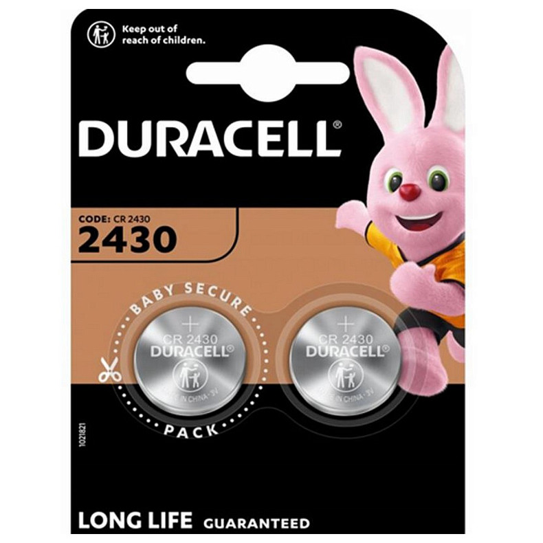 Батарейка Duracell DL 2430 BL 2шт