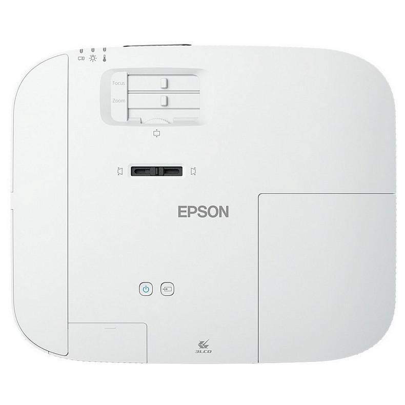 Проєктор домашнього кінотеатру Epson EH-TW6250 UHD, 2800 lm, 1.32-2.15, WiFi, Android TV