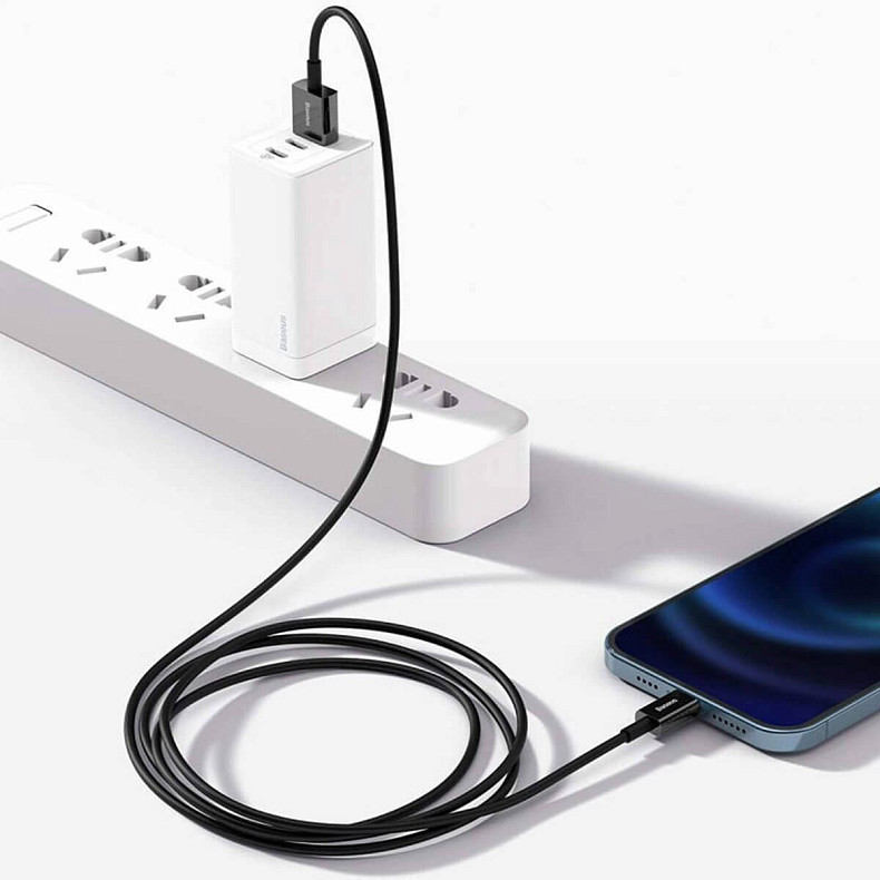 Кабель Baseus Superior Fast Charging USB-Lightning, 1м Black (CALYS-A01)