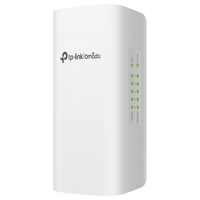 Коммутатор TP-LINK SG2008P 4xGE (4xPoE), 64W, 1xGE uplink (1xPoe), WebSmart, outdoor