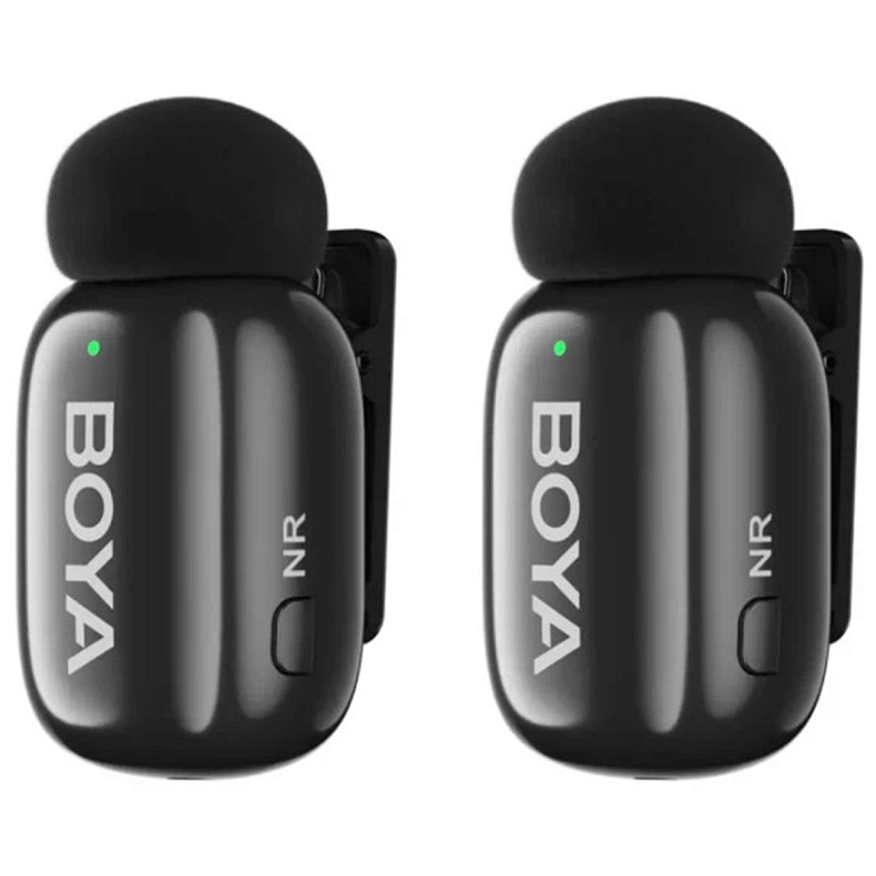 Беспроводной петличный микрофон BOYA mini-18 TRS for camera Black