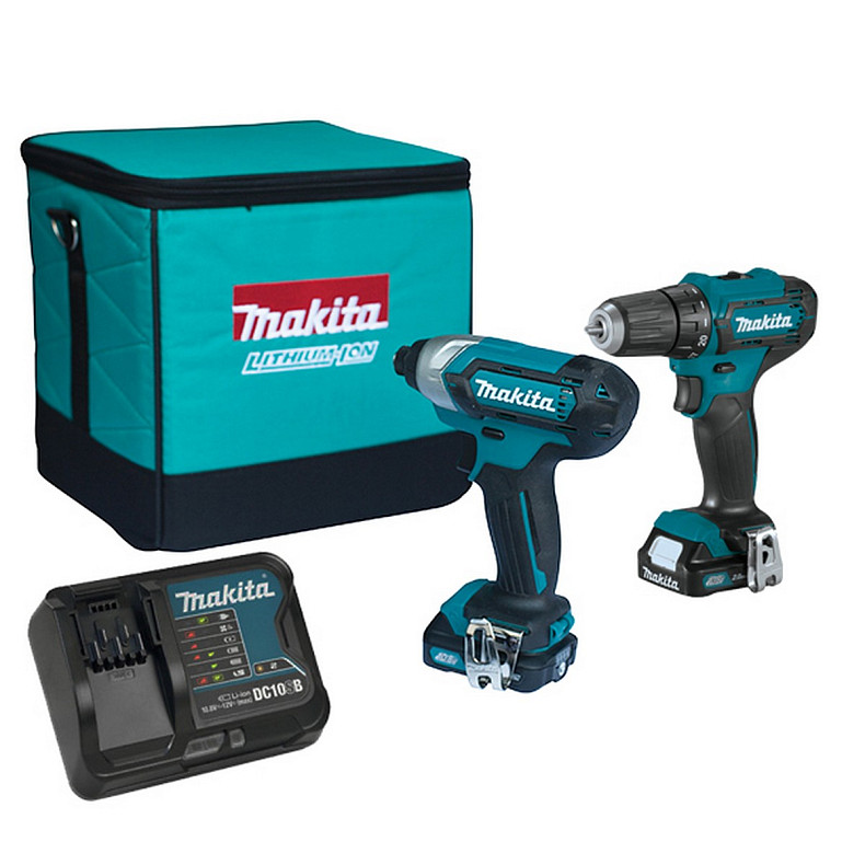 Набір із двох акумуляторних інструментів Makita CLX224SA