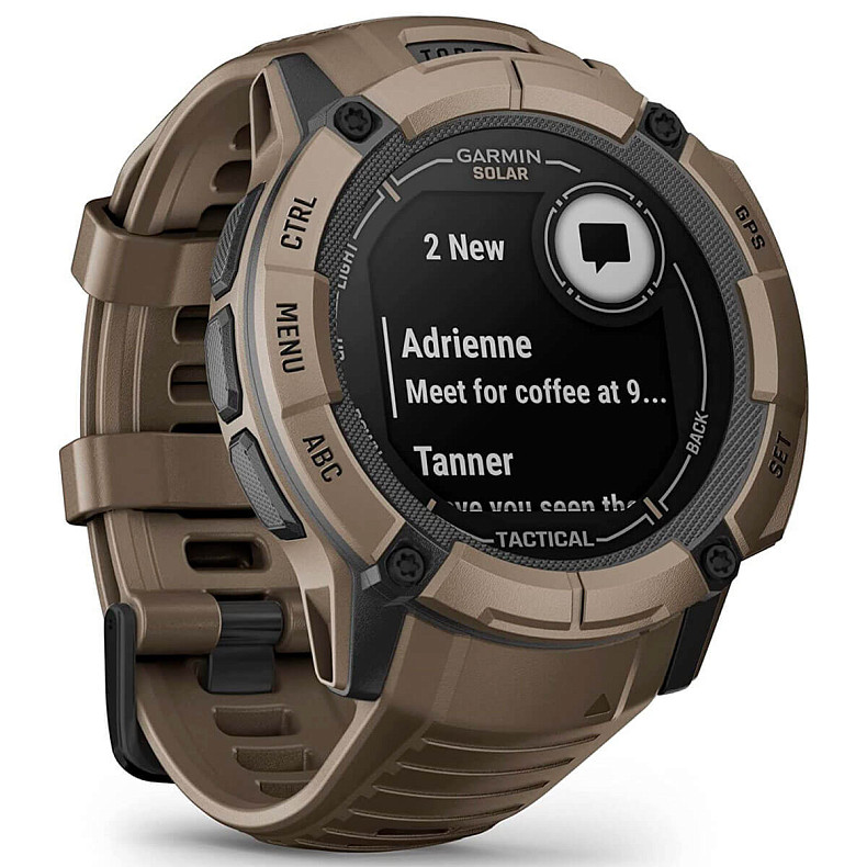 Спортивные часы GARMIN Instinct 2x Solar Tactical Coyote Tan