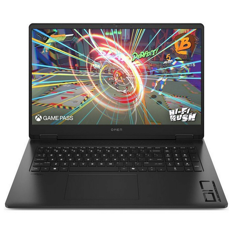 Ноутбук HP OMEN Gaming 17-db1014ua 17.3" FHD IPS,300n/Ryzen AI 7-350(5.0)/24Gb/SSD1TB/RTX5060,8GB/DOS/Чорний