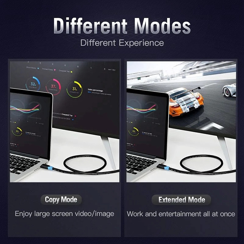 Кабель Vention HDMI M - M, 15.0 м, V2.0, 4K/HD 60Гц, PVC type, чорний,