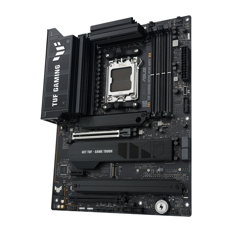 Материнcька плата ASUS TUF GAMING X870E-PLUS WIFI7 sAM5 X870E 4xDDR5 M.2 HDMI Wi-Fi BT ATX