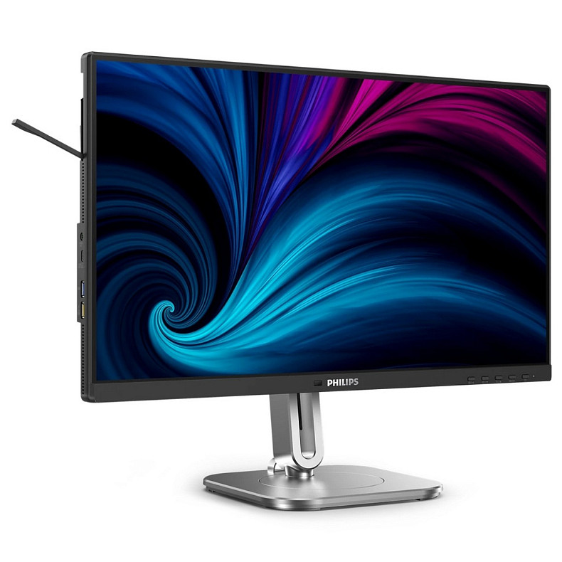 Монітор Philips 23.8" 24B2U4301, IPS, 120Гц, HDMI, DP, USB-C, RJ-45, USB-hub,HAS,Pivot, кол.