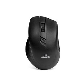 Мишка REAL-EL RM-300 Wireless Black-Grey