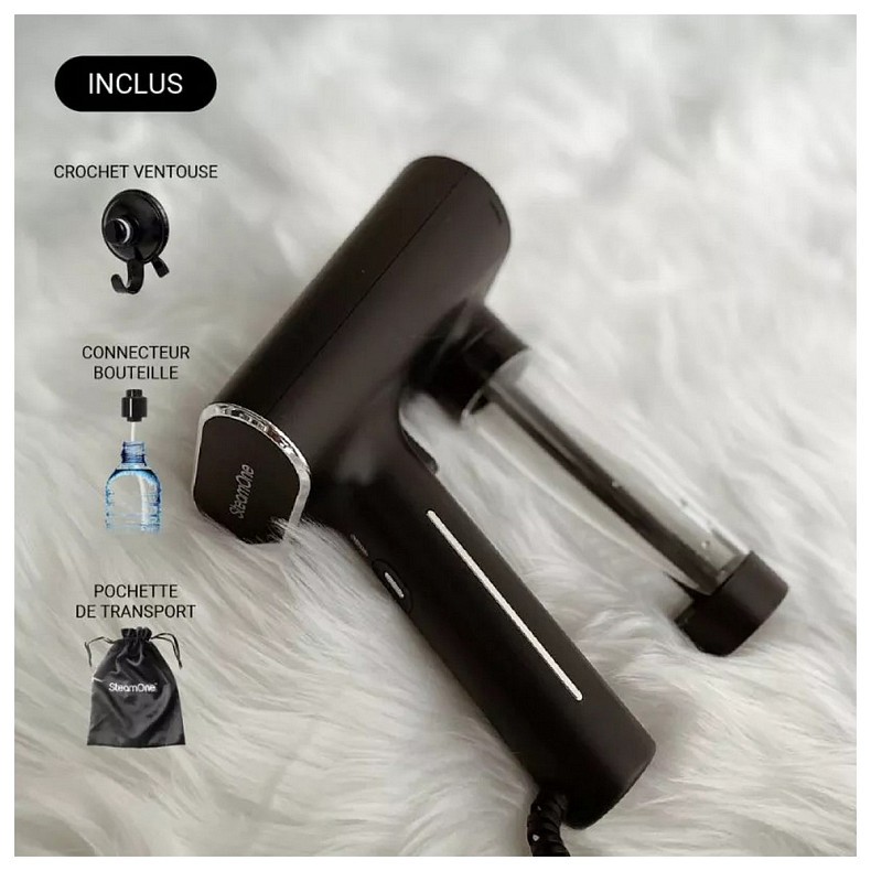 Отпариватель SteamOne EUNS150B и машинка для удаления катышков SteamOne RP10