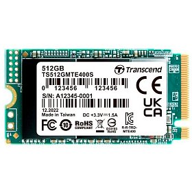 Накопитель SSD Transcend M.2 256GB PCIe 3.0 MTE400S 2242 (TS256GMTE400S)