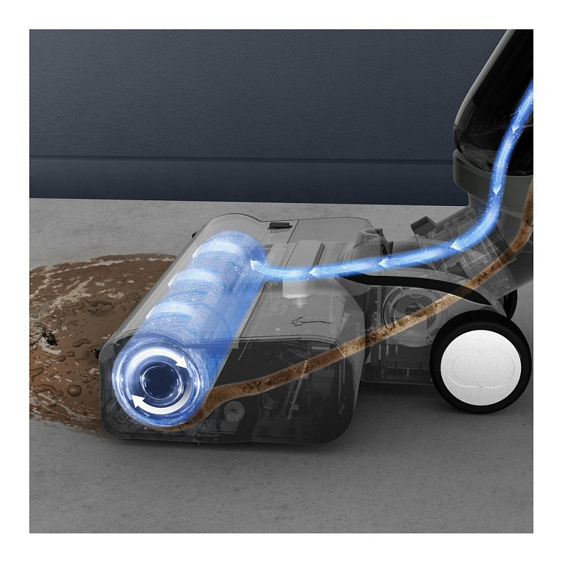 Пылесос Rowenta беспроводной моющий X-Clean 4, 200Вт, конт пыль -0.45л, конт для воды-0.73л, автон. р