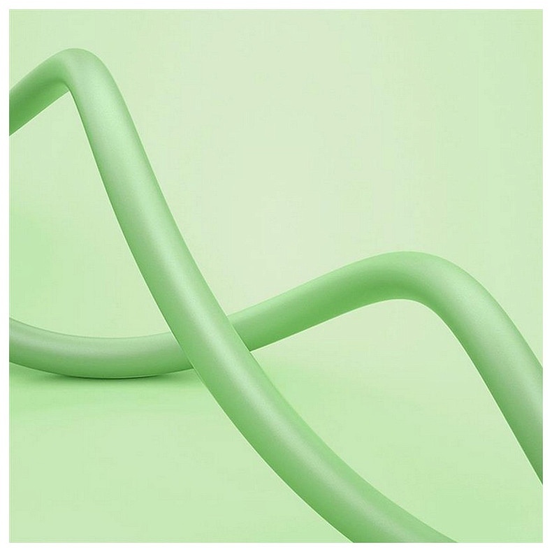 Кабель ColorWay USB-USB Type-C, soft silicone, 2.4А, 1м, Green (CW-CBUC042-GR)