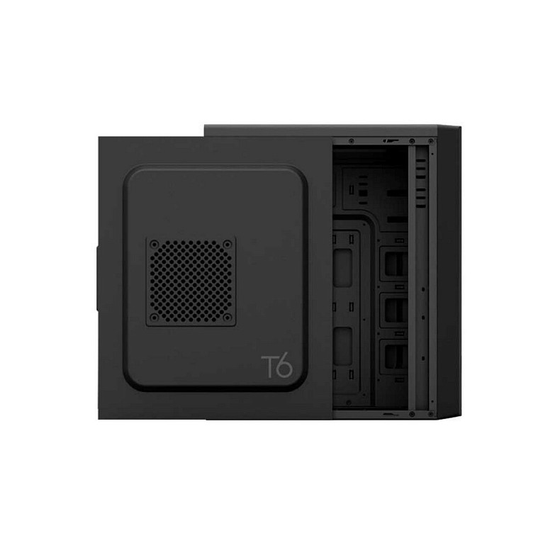 Корпус Zalman T6, без БП, 1xUSB3.0, 2xUSB2.0, 1x120mm Black fan, Perforated Side, ATX, Black