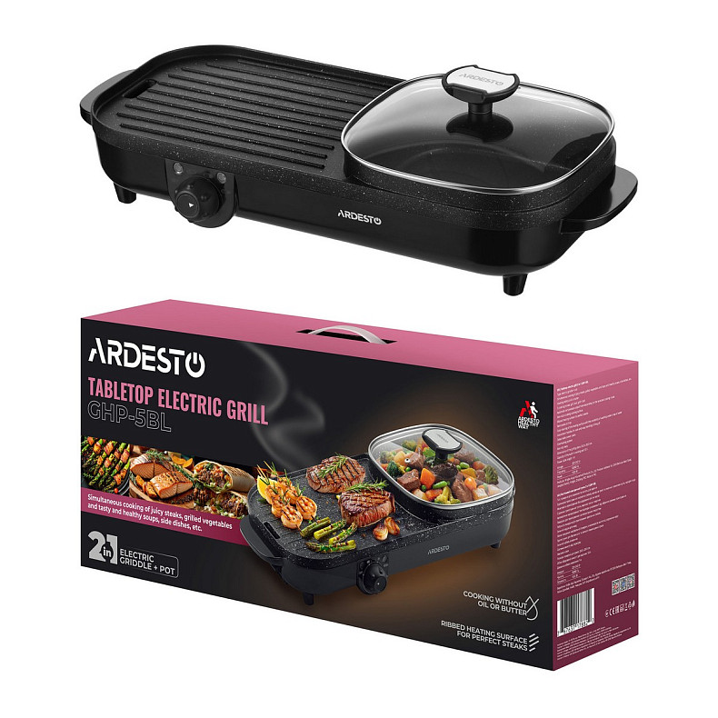 Гриль Ardesto GHP-5BL