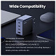 Зарядний пристрій 4xUSB 100W (3xUSB-C+USB-A) Gan Nexode Fast Charger Сірий X553 Ugreen