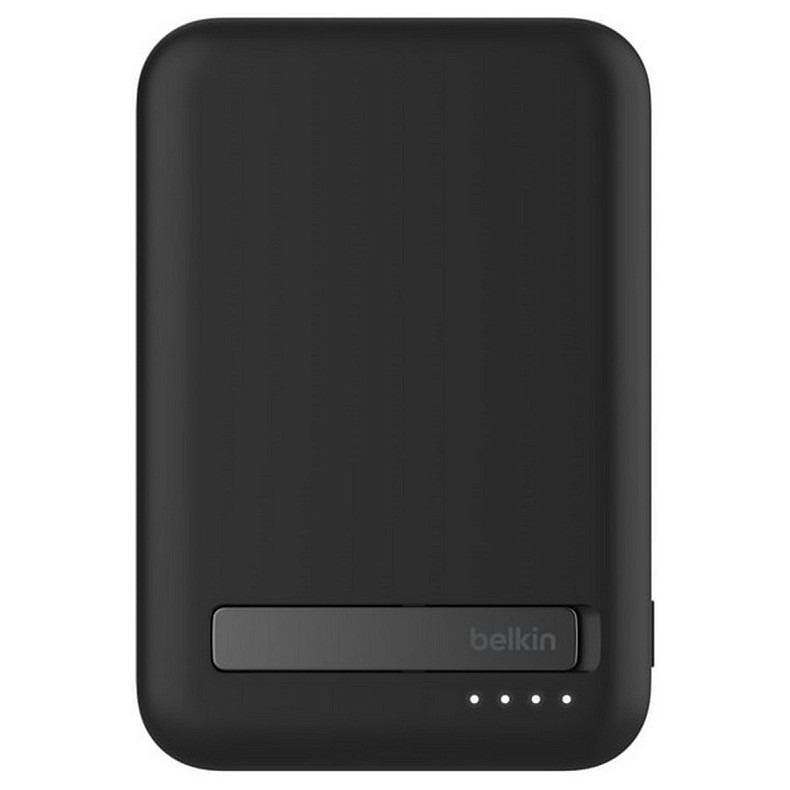 Аккумулятор портативный литий-ионный Power Bank Belkin 8000мА·ч, 15Вт, MagSafe Qi2, черный