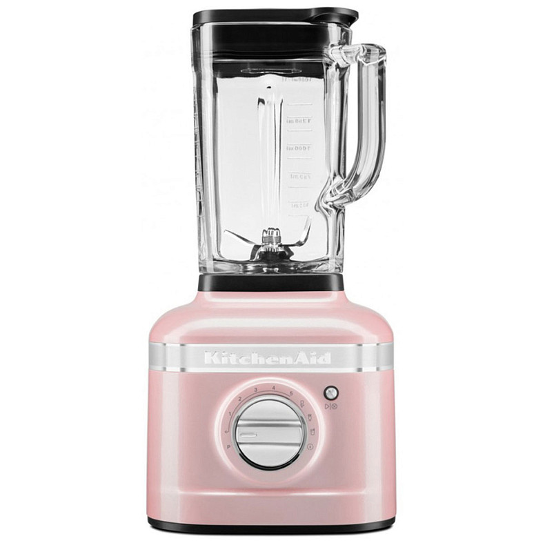 Блендер KitchenAid Artisan K400 1,4 л 5KSB4026ESP зі скляним стаканом рожевий шовк