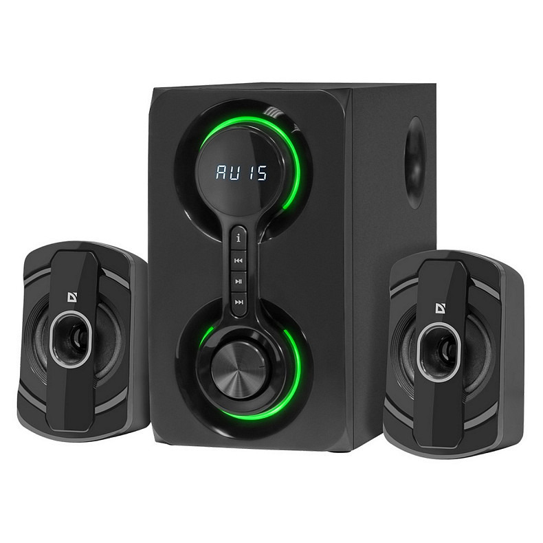 Акустична система 2.1 Defender Eclipse, 40Вт Bluetooth/MP3/SD/USB/AUX/RC