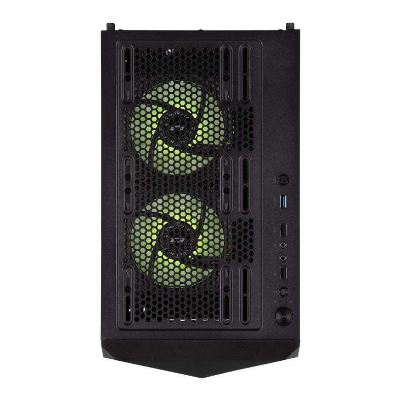 Корпус 2E GAMING Aruba G3313B, без БП 1xUSB3.0, 2xUSB2.0, 5x120мм ARGB, VGA 300мм, LCS ready, HUB, T