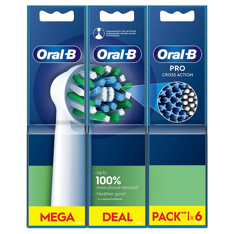 Насадка для зубной щетки BRAUN Oral-B Cross Action EB50RX (6)