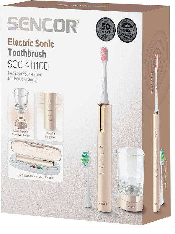 Зубная электрощетка Sencor SOC 4111GD