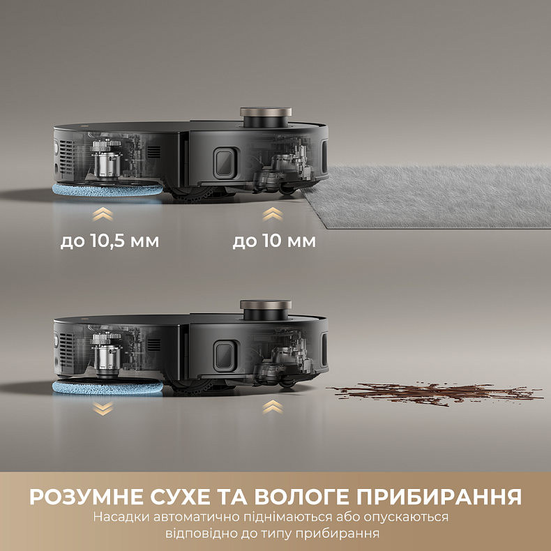 Робот пилосос MOVA MOBIUS 60 Black-EUA