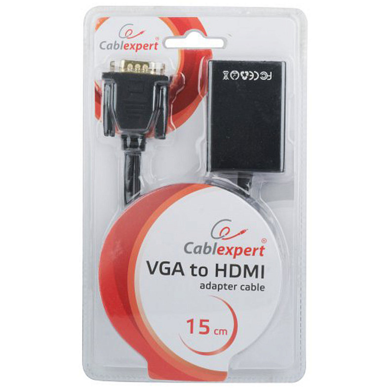 Адаптер-перехідник VGA на HDMI зі звуком