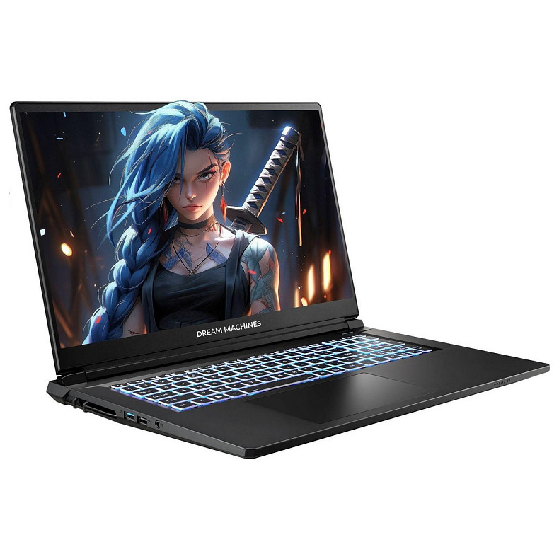 Ноутбук Dream Machines RG5050-17 17.3FHD IPS, Intel i7-13620H, 32GB, F1TB, NVD5050-8, DOS, черный