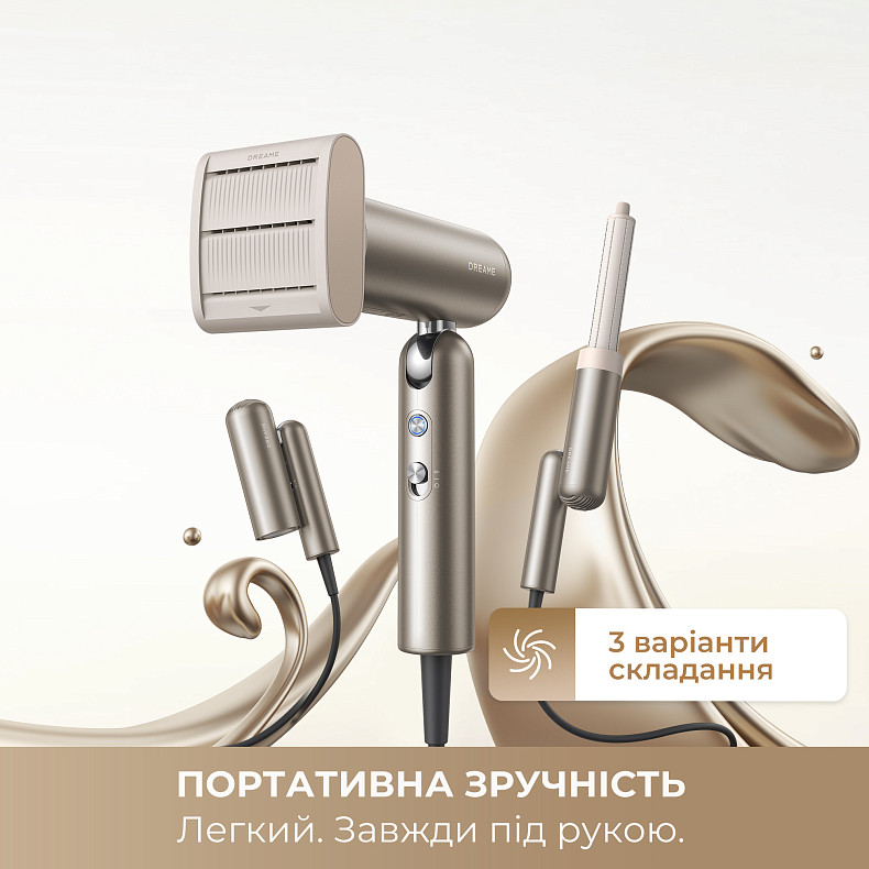 Фен-стайлер Dreame Pocket Grey AHD51-GR