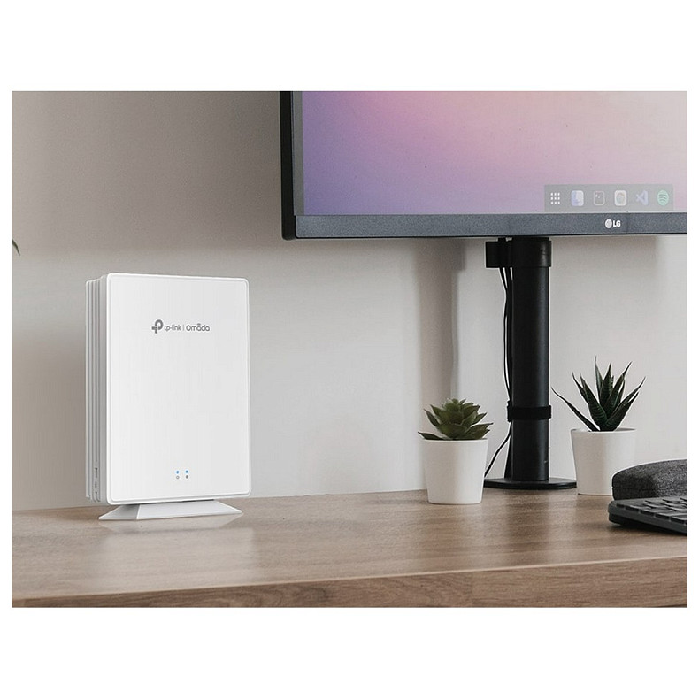 Точка доступа TP-LINK EAP650-Desktop AX3000, 4xGE LAN, 1, FXS-port, PoE, Passive PoE