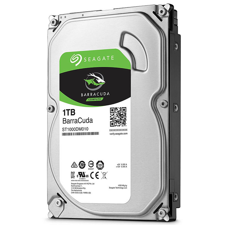 Жесткий диск Seagate BarraCuda 1.0TB 7200rpm 64MB (ST1000DM010)