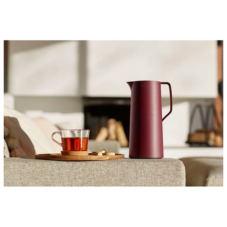 Термоглечик Tefal Motiva, 1л, пластик, стекло, бордовый (N4170210)