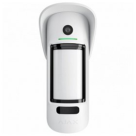 Бездротовий датчик руху з камерою та фото по запиту Ajax MotionCam Outdoor PhOD, Jeweller, білий (000027961)