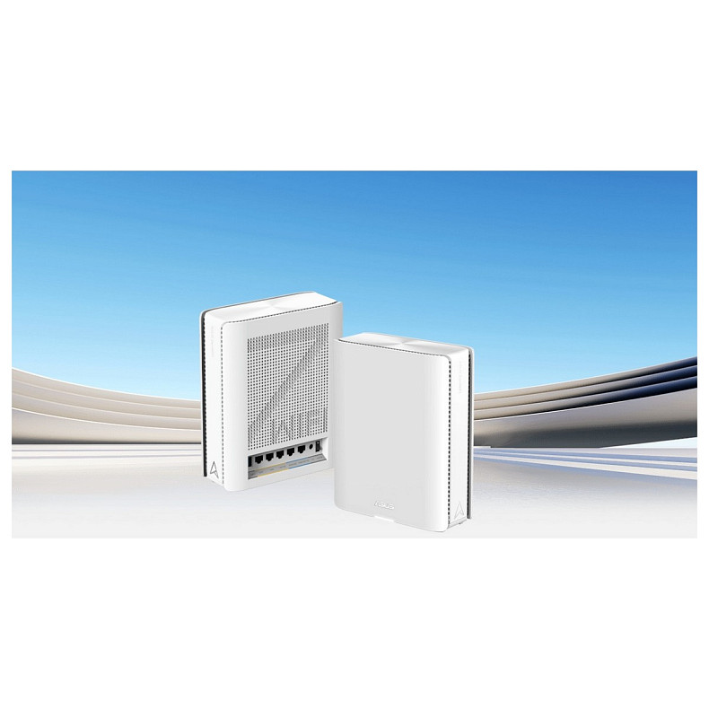 WiFi-Mesh система ASUS ZenWiFi BQ16 BE25000, 2xGE LAN, 1xGE WAN/LAN, 1x10GE LAN, 1x10GE WAN/LAN 1xUS