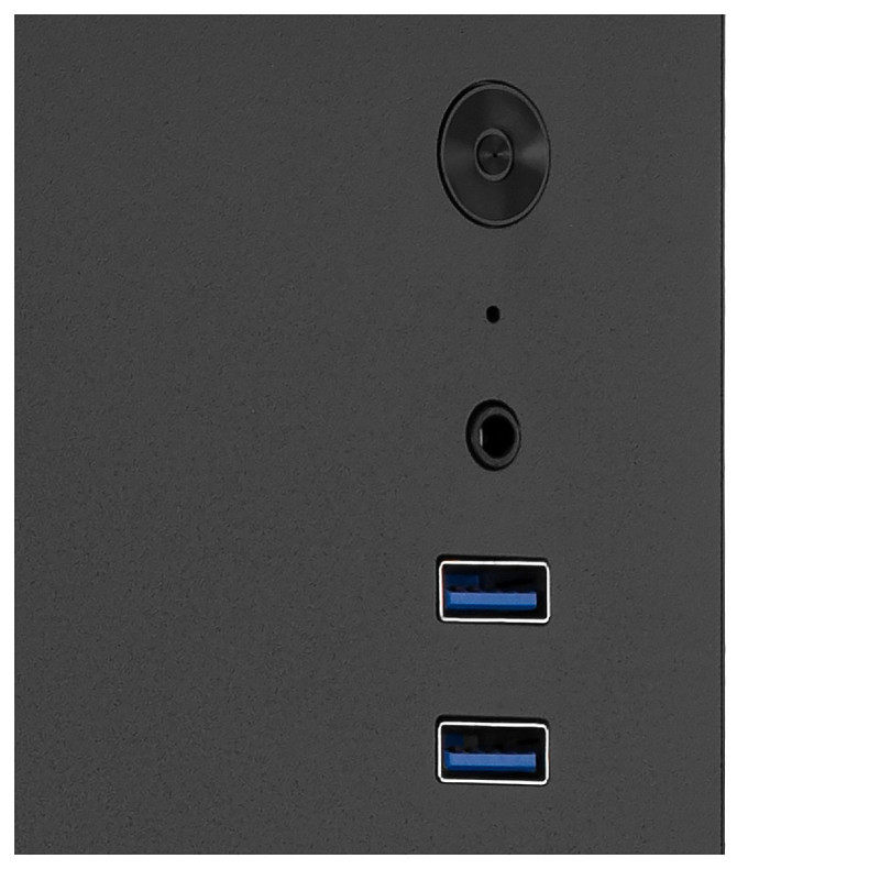 Корпус 2E Credo V200B без БП, 2xUSB3.0, 1x80мм, VGA 250мм, mATX, черный