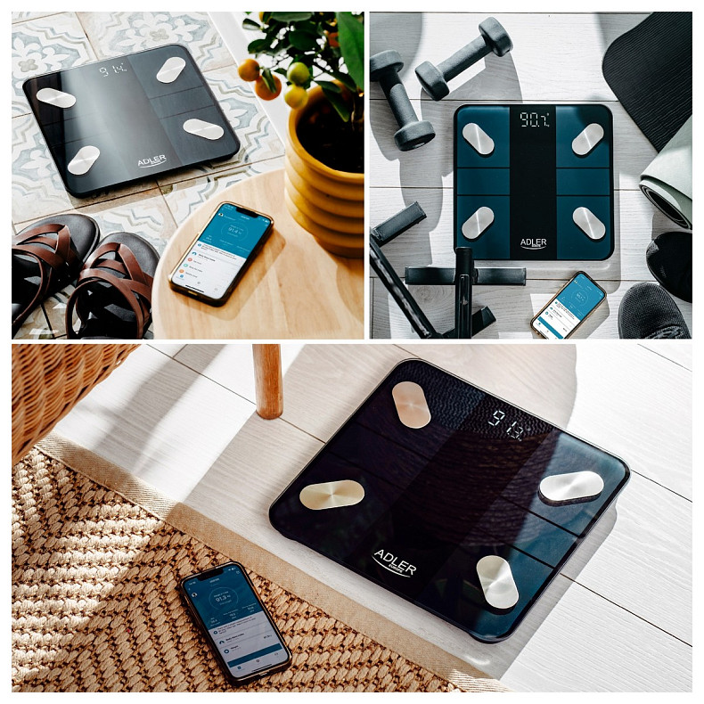 Ваги напольні Adler AD 8186 black