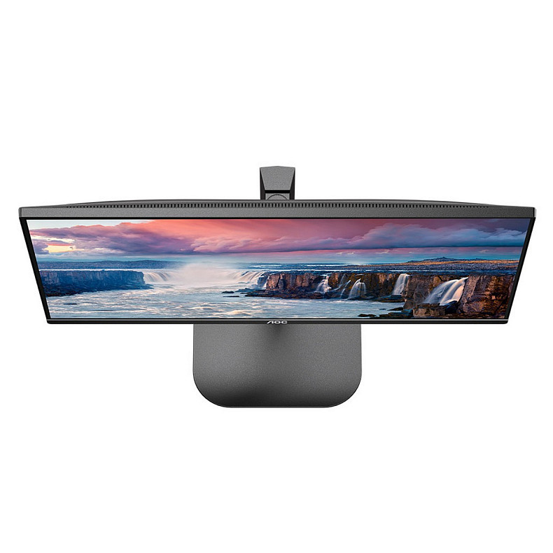 TFT 27" AOC Q27V5C/BK, QHD, IPS, 75Гц, 1 мс, HDMI, DP, USB-C, USB-hub, HAS, Pivot, колонки, чорний