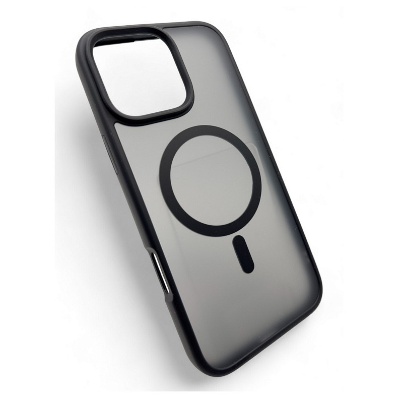 Чeхол-накладка BeCover Metal Buttons Case MagSafe для Apple iPhone 16 Pro Max Black (712099)