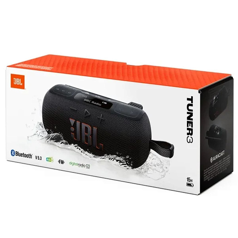 Портативна колонка JBL Tuner 3 Black (JBLTUNER3BLK)