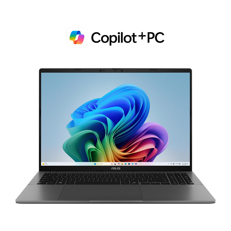 Ноутбук ASUS Vivobook S16 S3607QA-PL006W 16" 2.5K IPS, Snapdragon X1 26 100, 16GB, F1TB, UMA, Win11