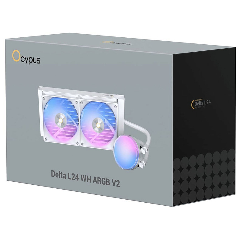 Система рідинного охолодження Ocypus DELTA L24 WH ARGB V2 (DELTA-L24-WH2AAWNN02X-GL)