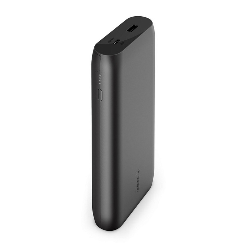 Универсальная мобильная батарея Power Bank Belkin 20000мА·ч 30Вт, MacBook, USB-A/USB-C, черный