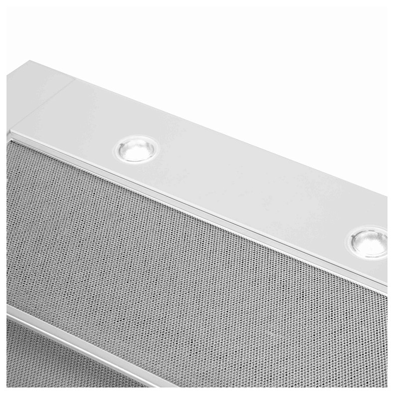 Витяжка Ardesto телескопічна, метал, 60см, 450м3ч, метал, 2х1Вт LED, кнопкове, білий