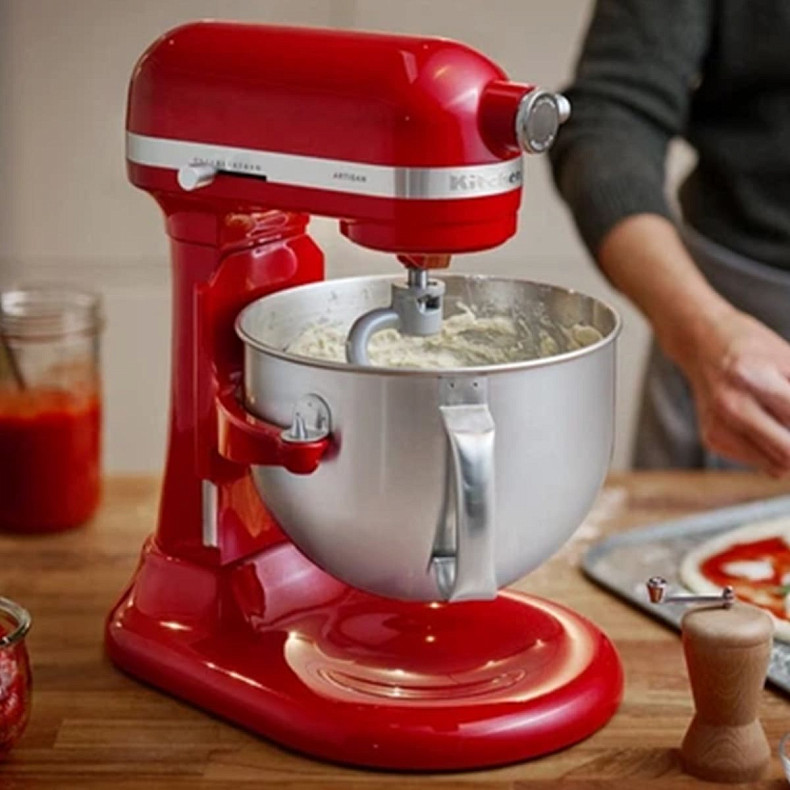 Кухонний комбайн KitchenAid Artisan 5,6 л 5KSM60SPXEER з підйомною чашею, червоний