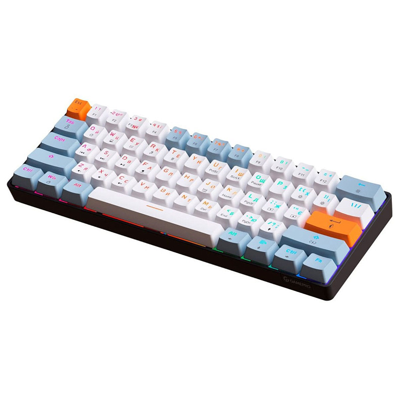 Клавіатура механічна GamePro MK130R (Red) з Hot-Swap RGB Black