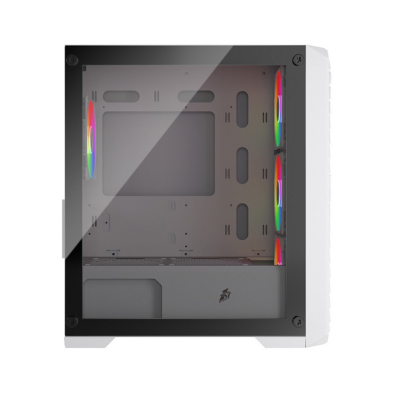 Корпус 1stPlayer T5-WH-4F1-W White без БП