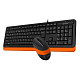 Комплект (Клавіатура, Миша) A4Tech F1010 Black/Orange USB